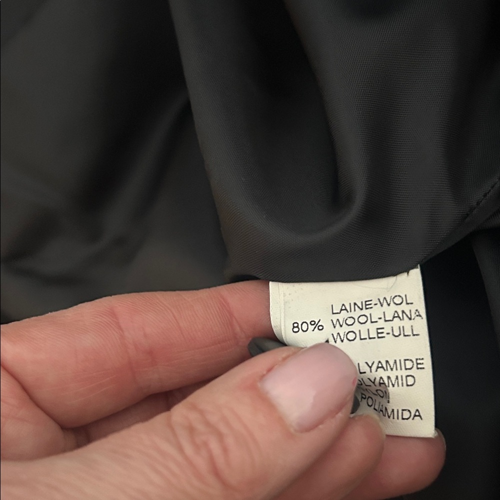 Source Unknown Black Pea Coat - Picture 7 of 7